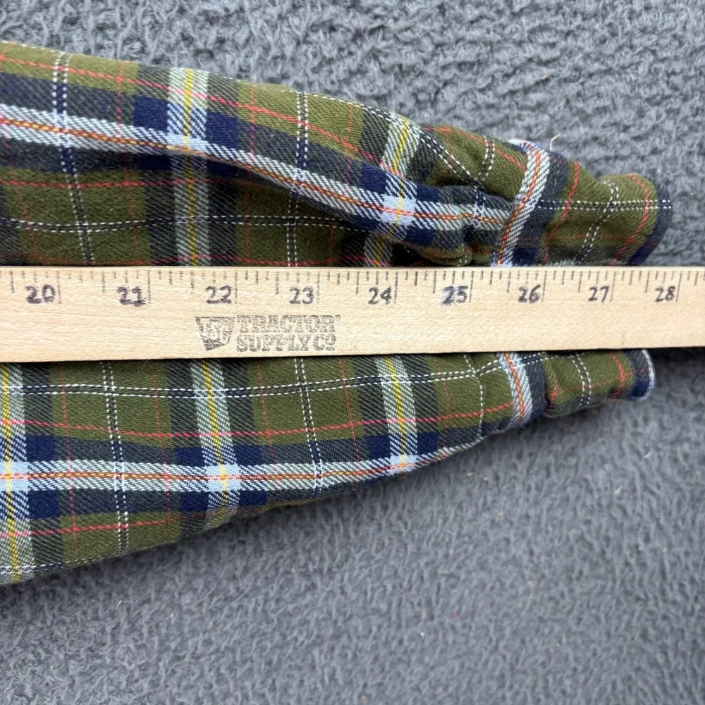 Levis Mens Sherpa Lined Flannel Shirt Jacket Medium Distressed Bleached - Picture 7 of 9